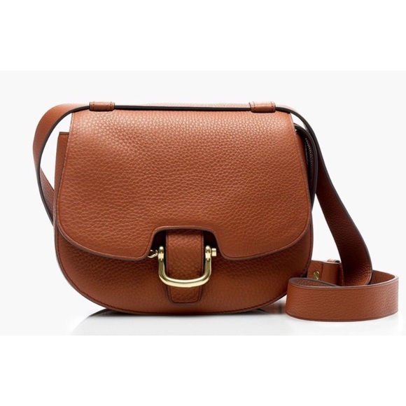 J. Crew Handbags - J. Crew Large Rider Cognac Crossbody Bag 🌿